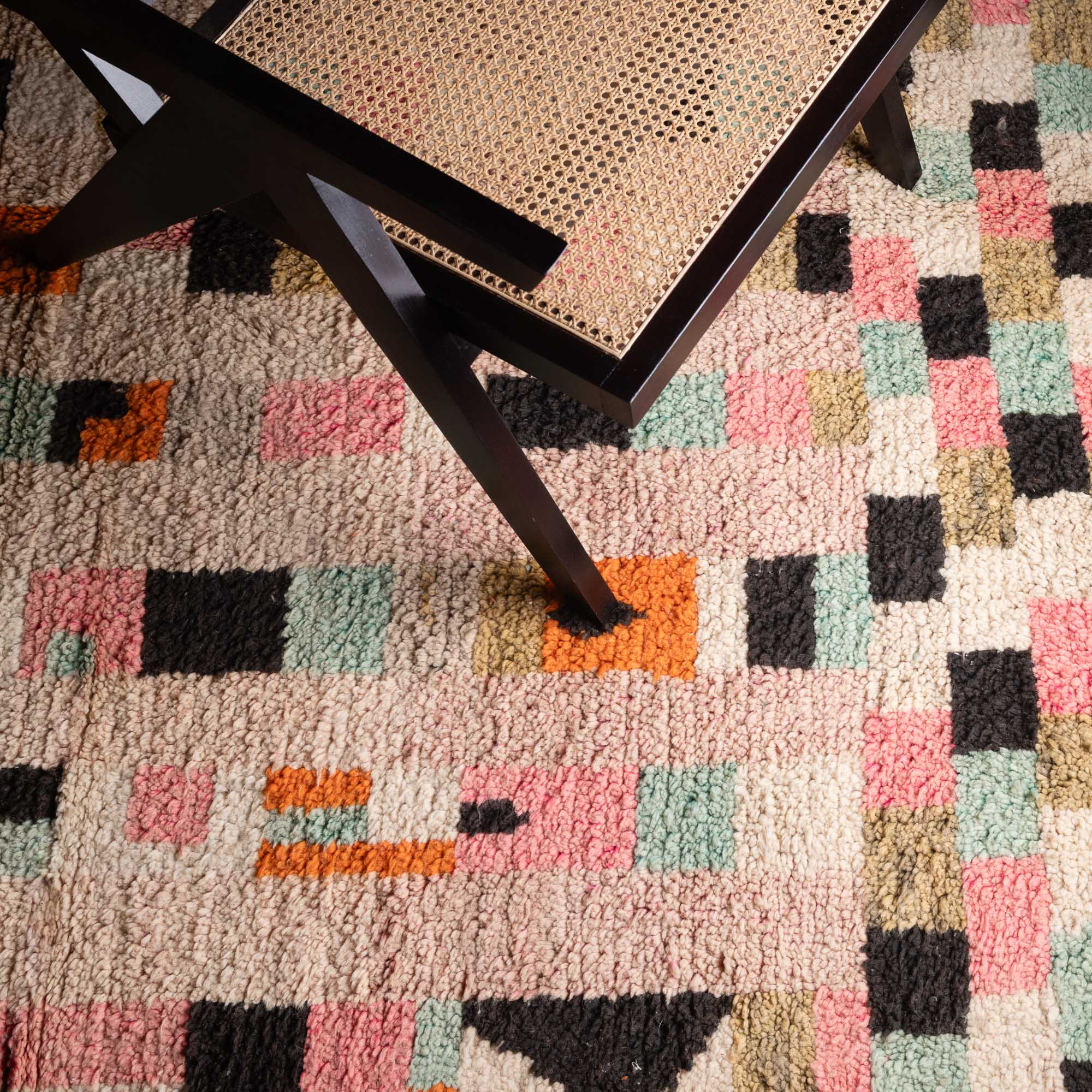 Nisrina - vintage boujad rug - Benisouk