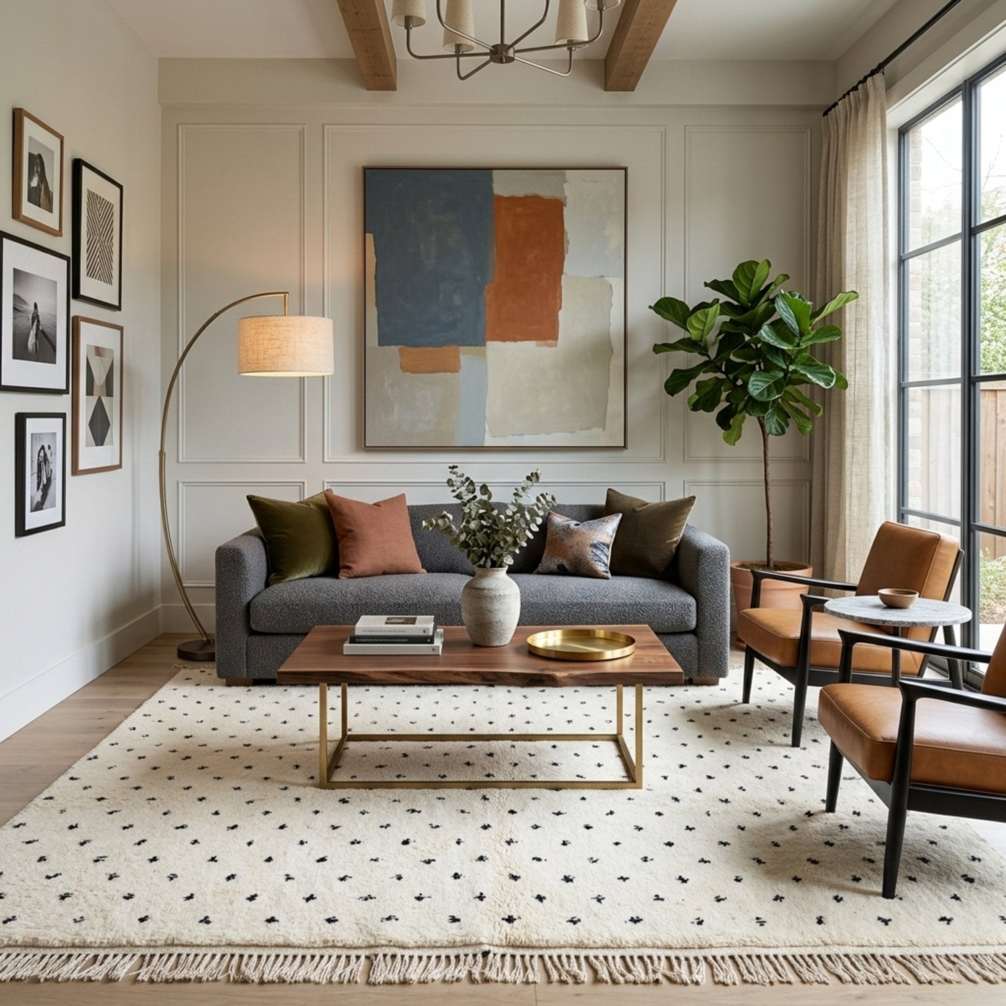 Noujoum - Shag Moroccan rug - Benisouk