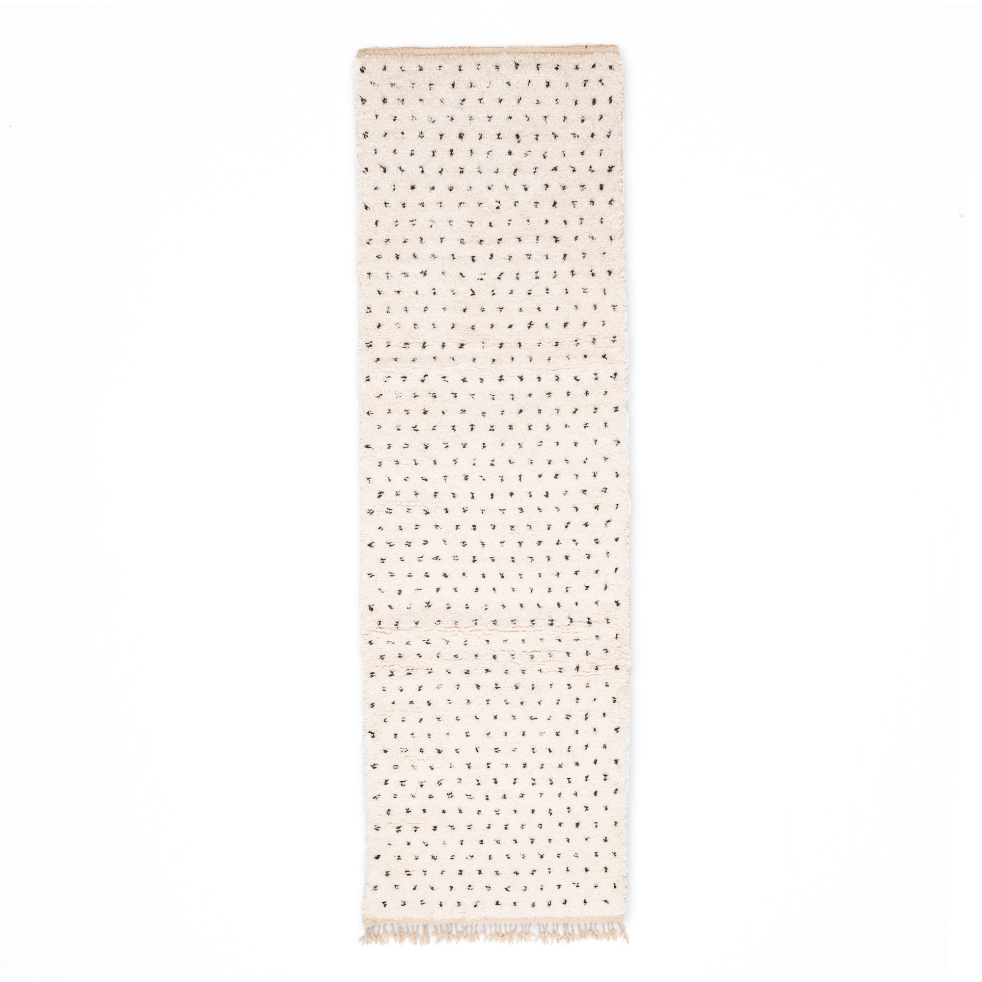 Noujoum - Shag Moroccan runner rug - Benisouk