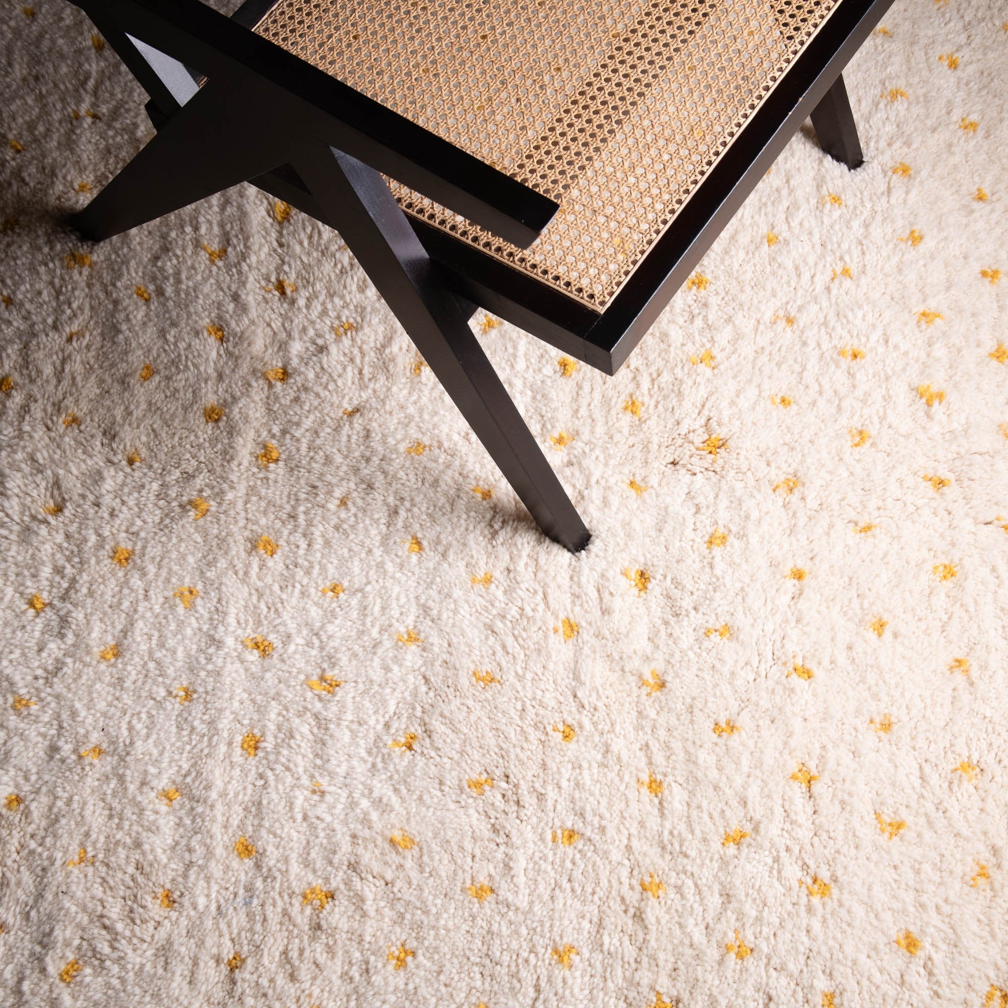 Noujoum Sunlight - Shag Moroccan rug - Benisouk