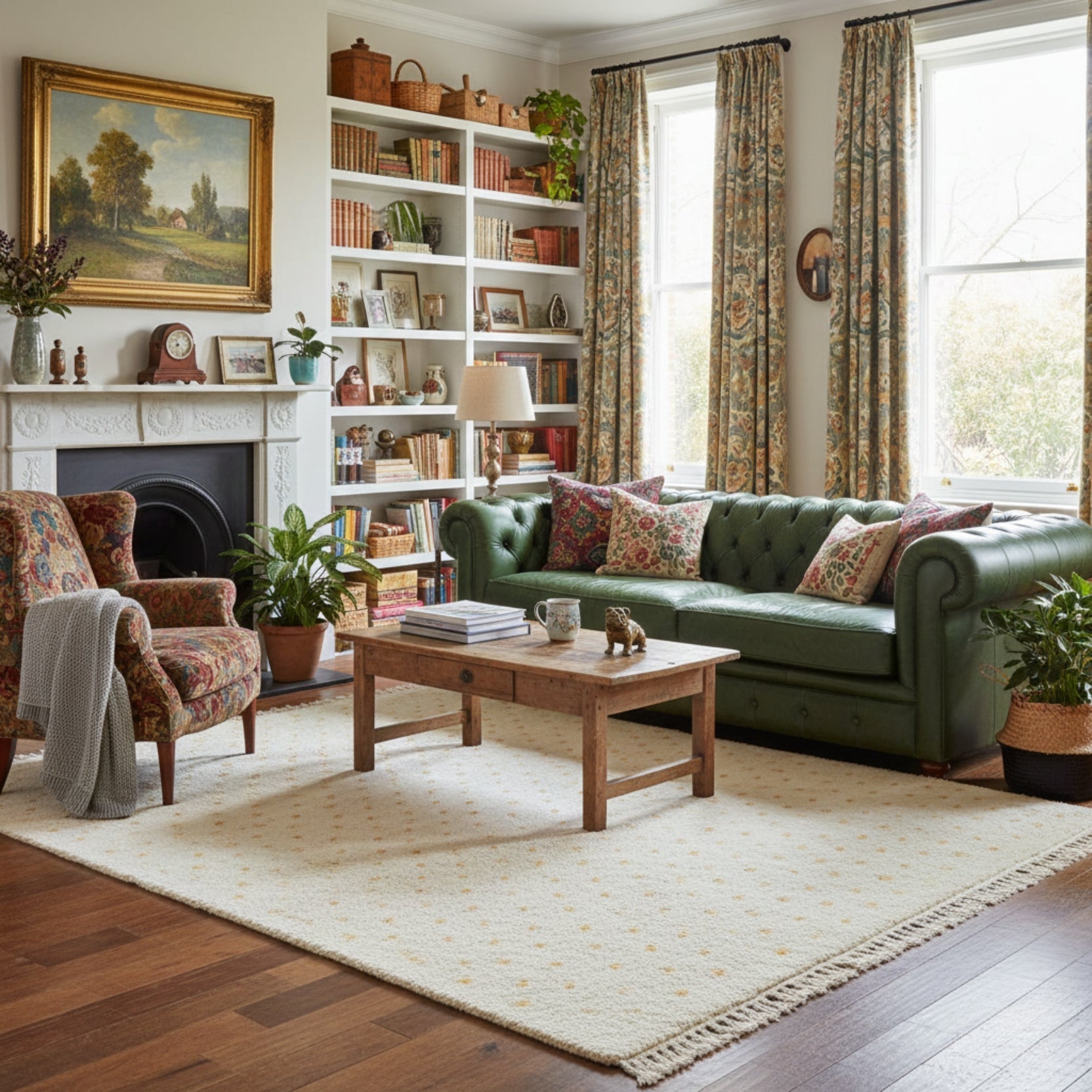 Noujoum Sunlight - Shag Moroccan rug - Benisouk