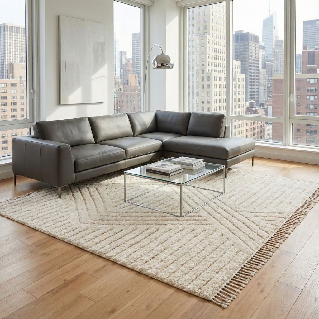 Noura - Shag Moroccan rug - Benisouk