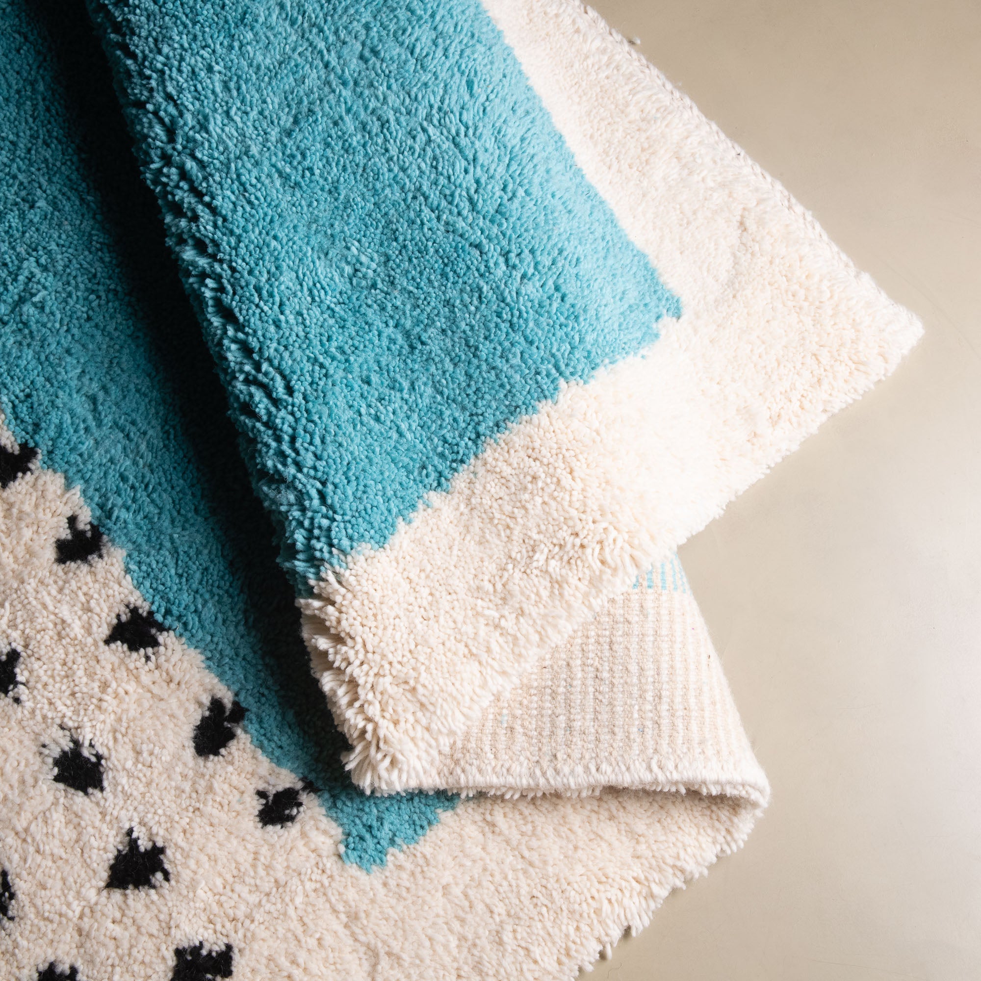 Nouriya Patina - Shag Moroccan rug - Benisouk