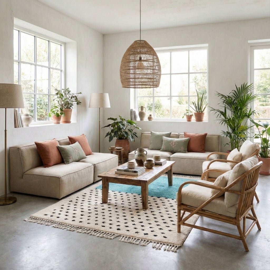 Nouriya Patina - Shag Moroccan rug - Benisouk