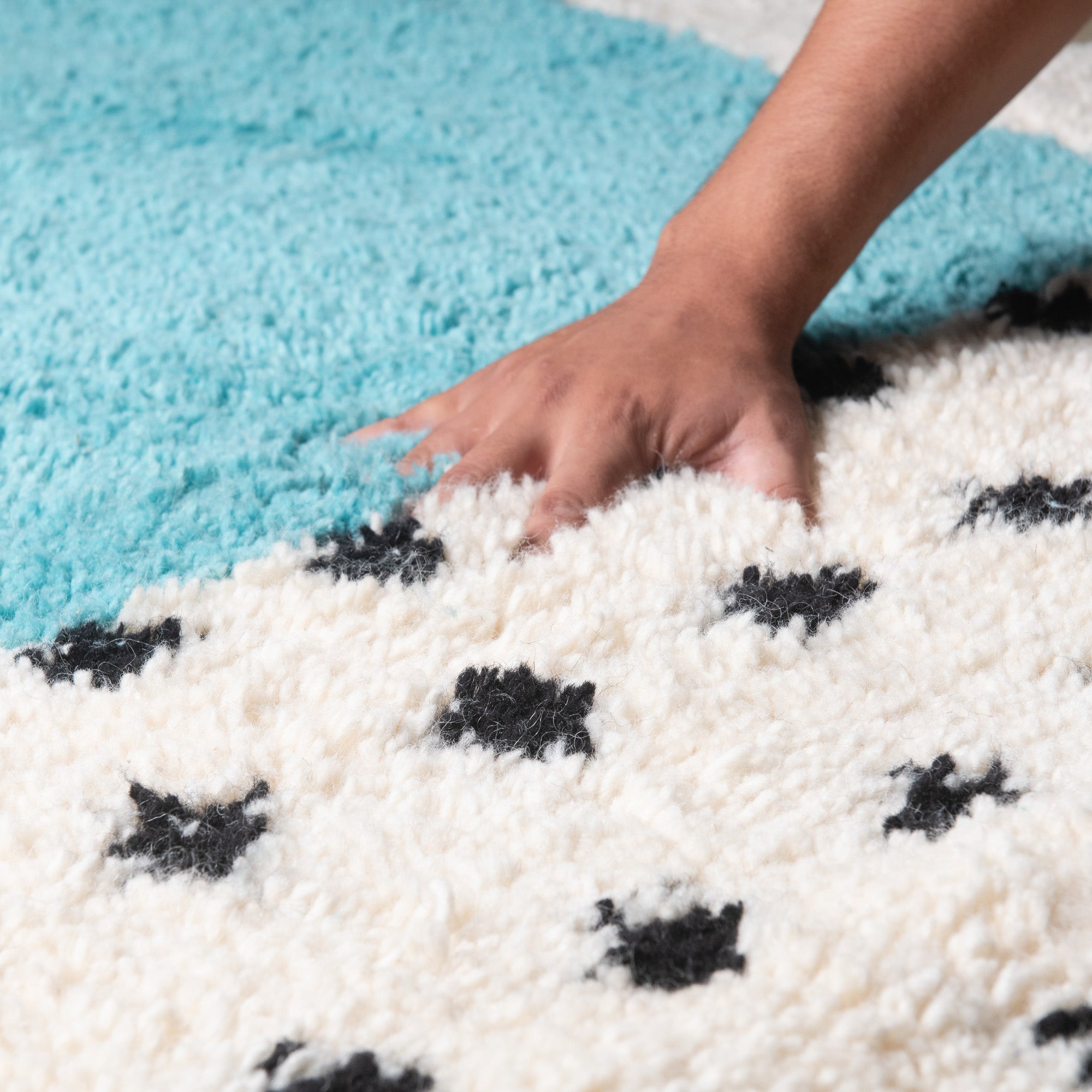 Nouriya Patina - Shag Moroccan rug - Benisouk