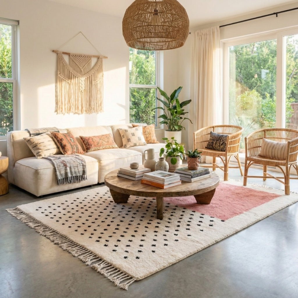 Nouriya - Shag Moroccan rug - Benisouk