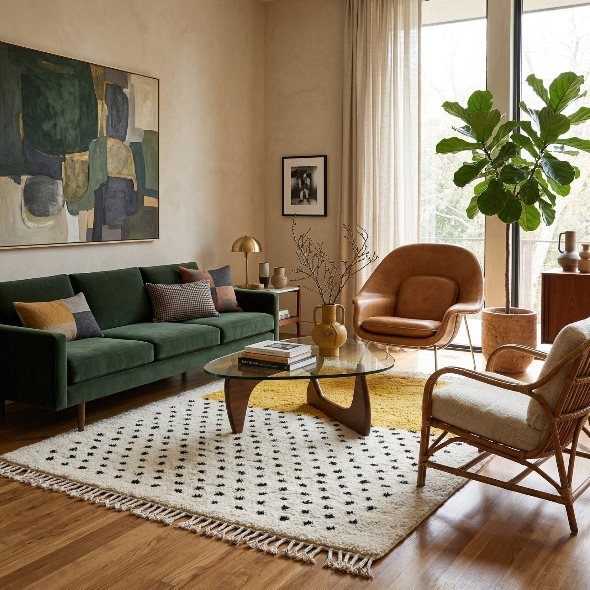 Nouriya - Shag Moroccan rug - Benisouk