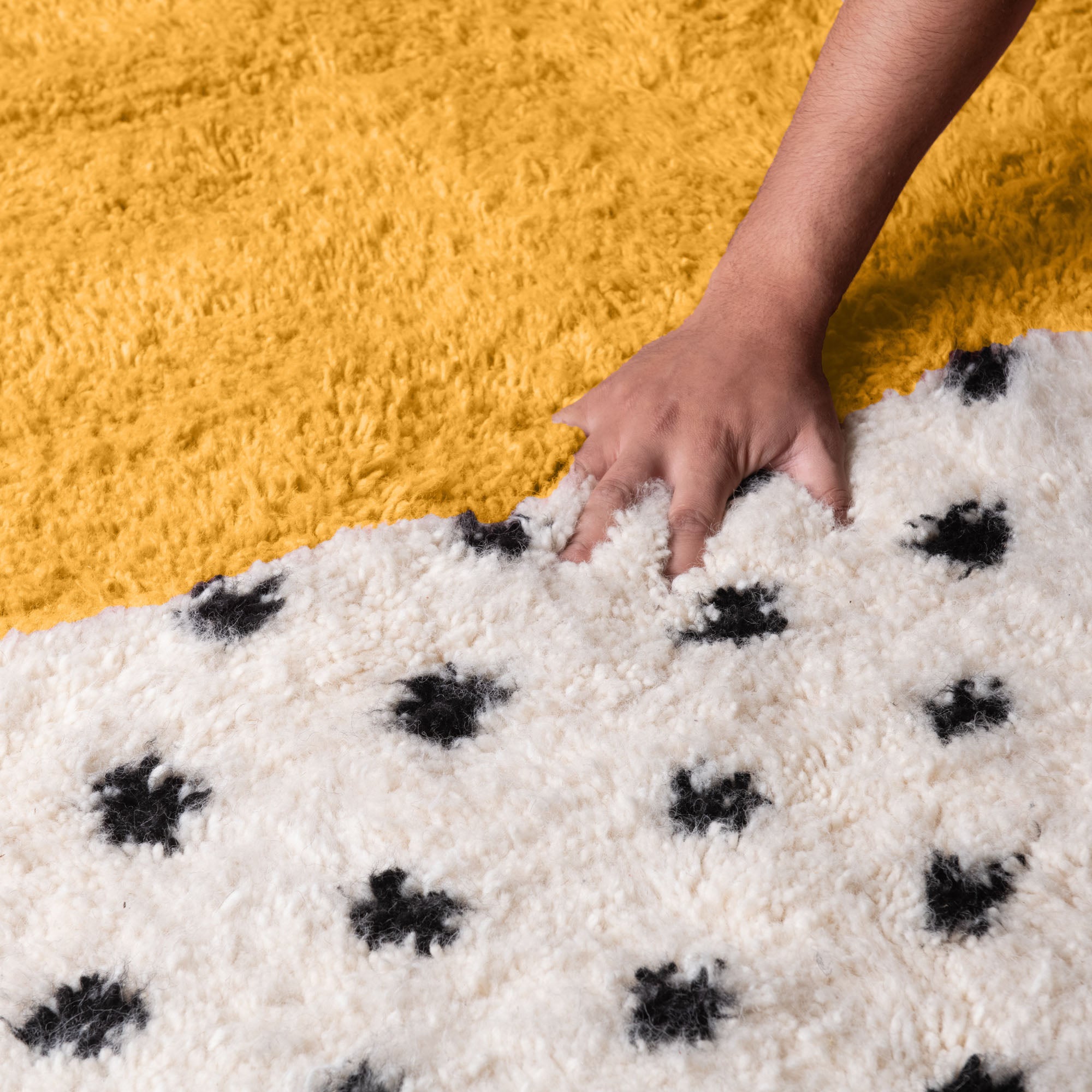 Nouriya - Shag Moroccan rug - Benisouk