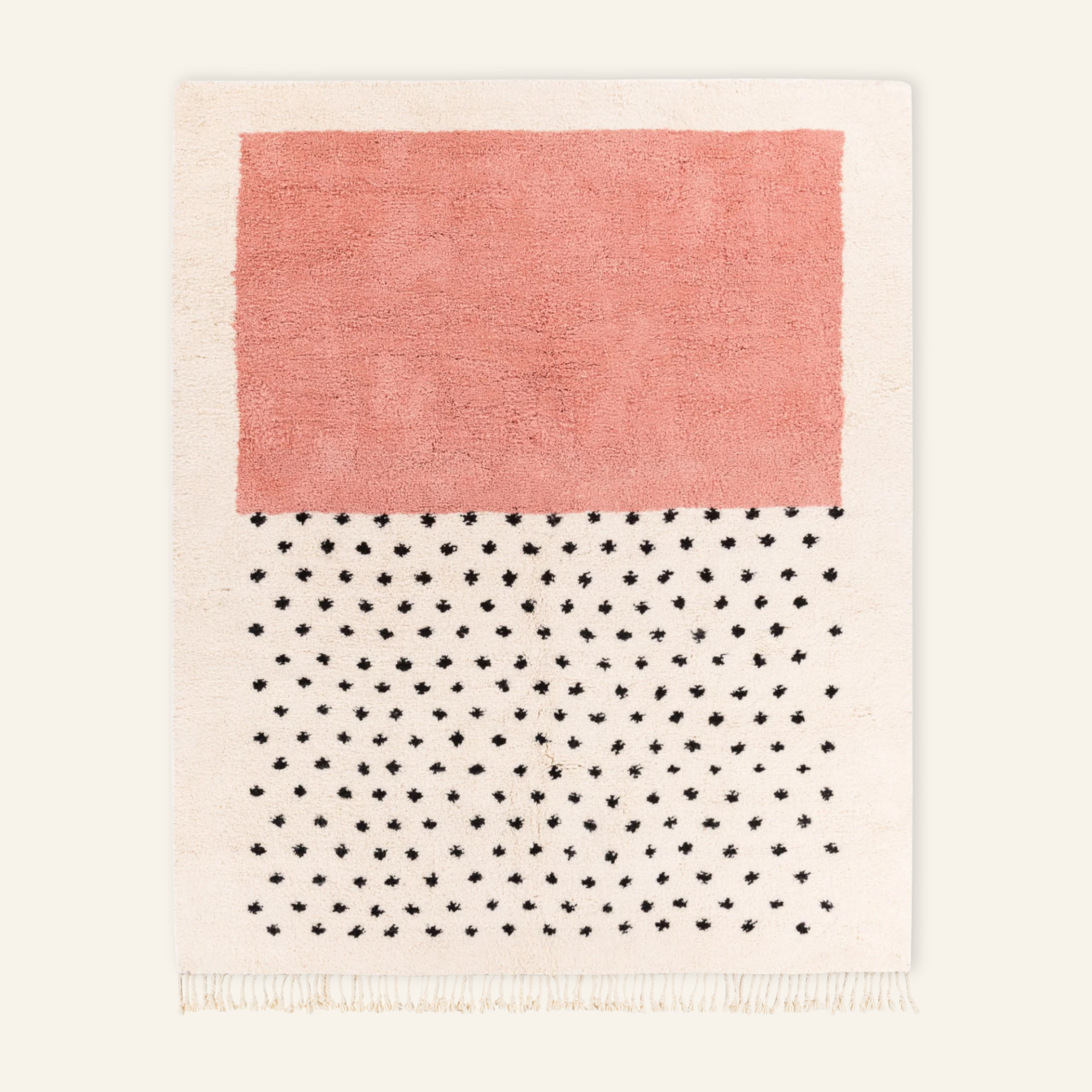 Nouriya Rose - Shag Moroccan rug