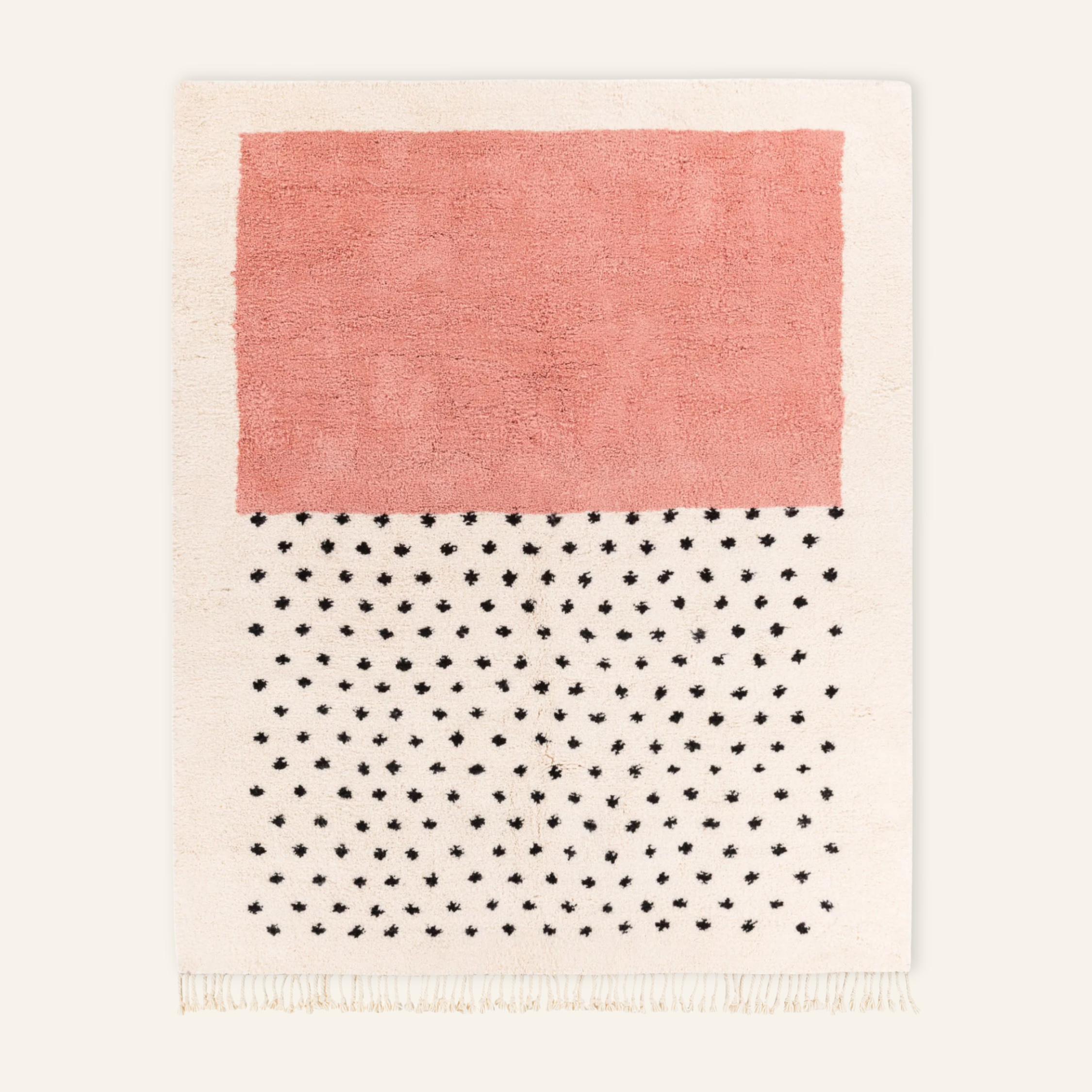 Nouriya Rose - Shag Moroccan rug