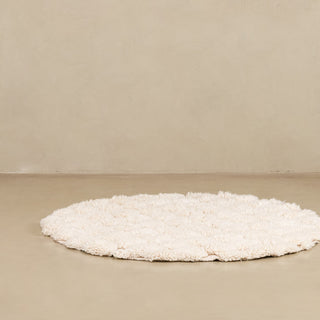 Nowara Round - Shag Moroccan rug - Benisouk