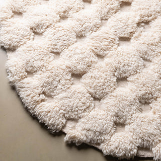 Nowara Round - Shag Moroccan rug - Benisouk