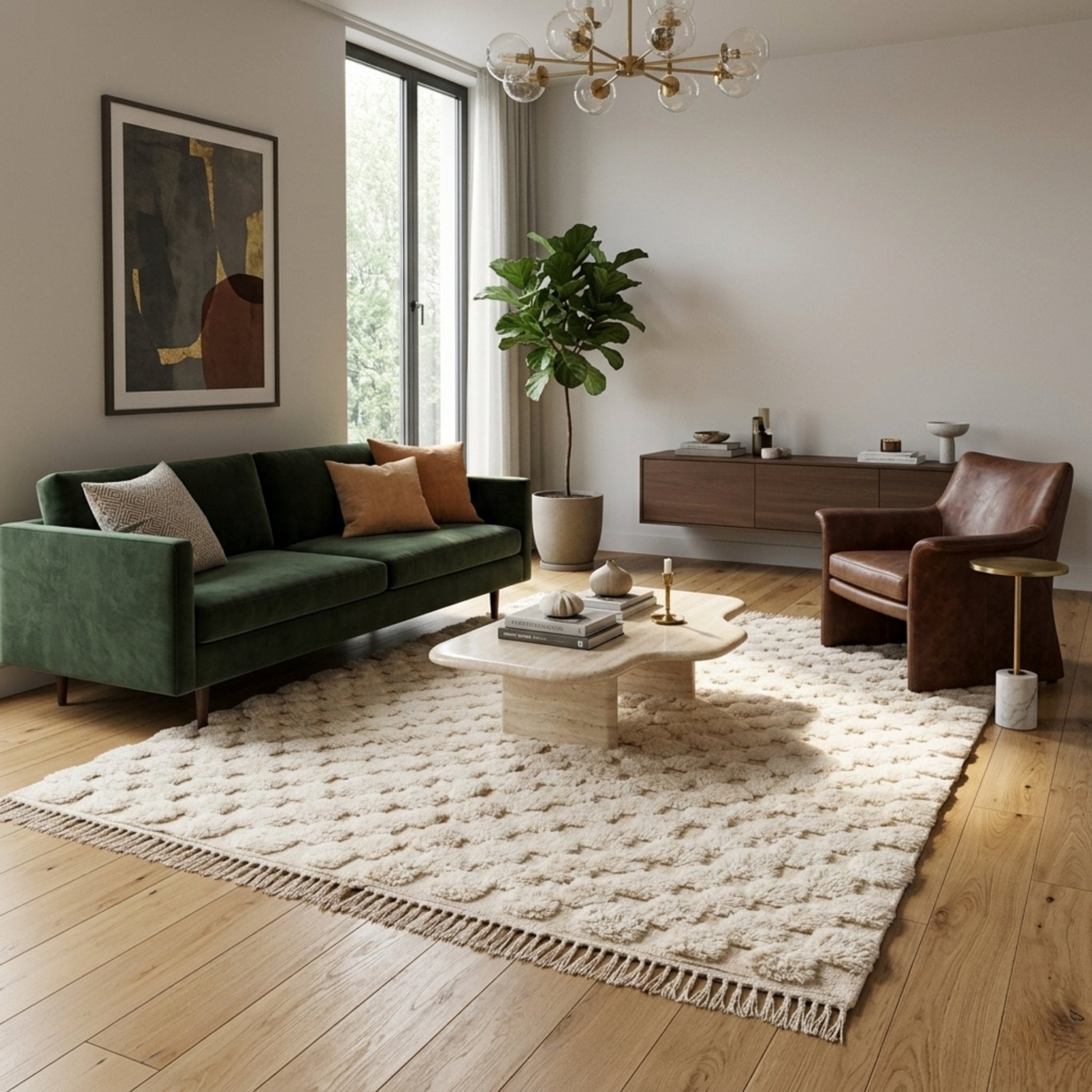 Nowara - Shag Moroccan rug - Benisouk