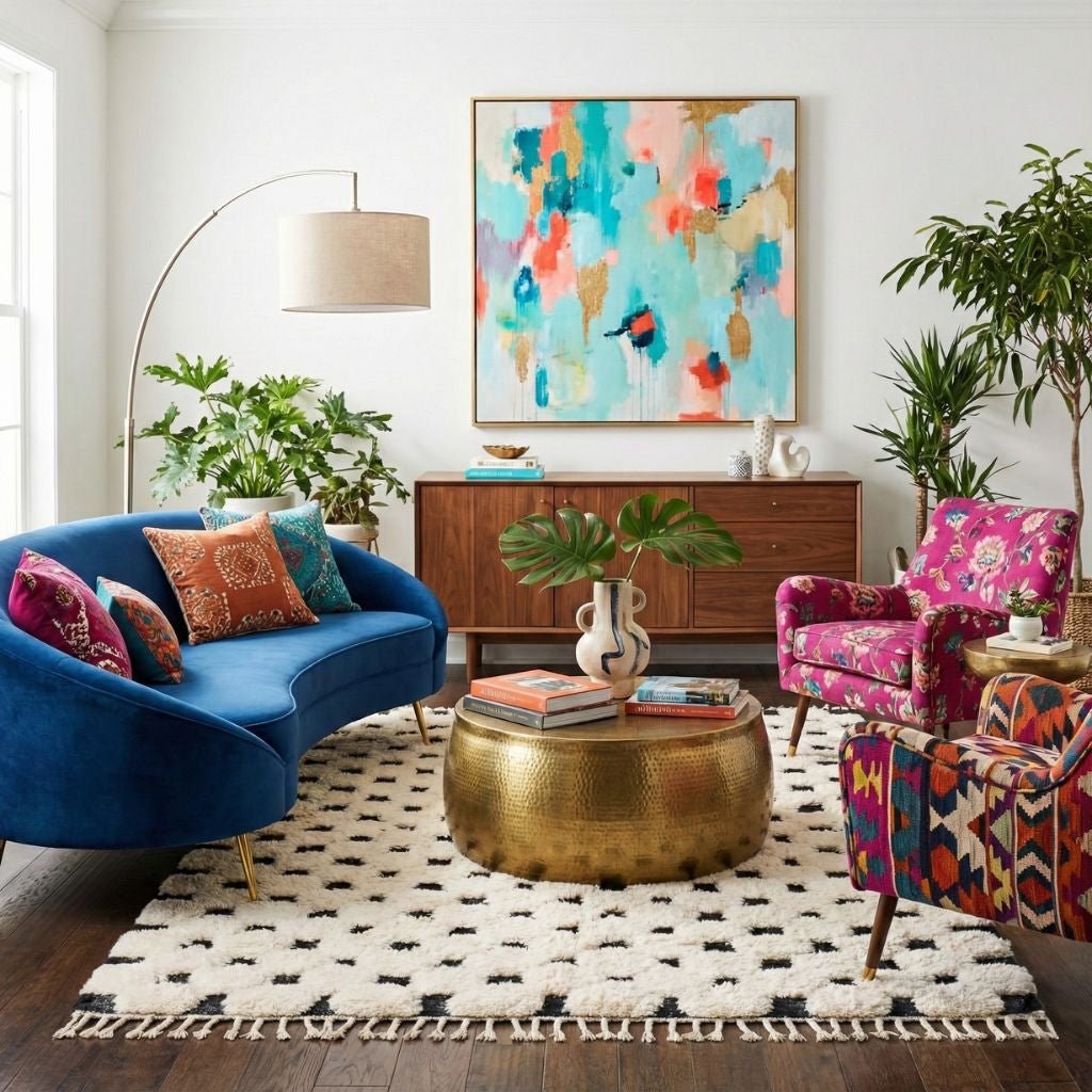 Nowara - Shag Moroccan rug - Benisouk