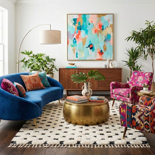 Nowara - Shag Moroccan rug - Benisouk