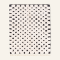 Nowara Black and White - Shag Moroccan rug