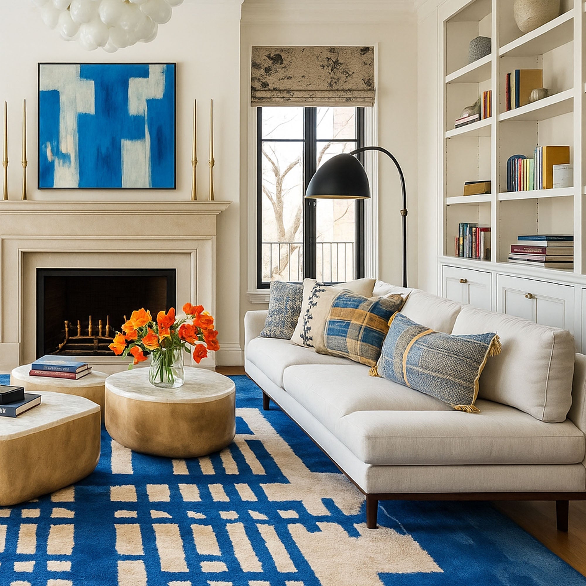 Ocean Tribe - Luxury Shag Moroccan Rug - Benisouk