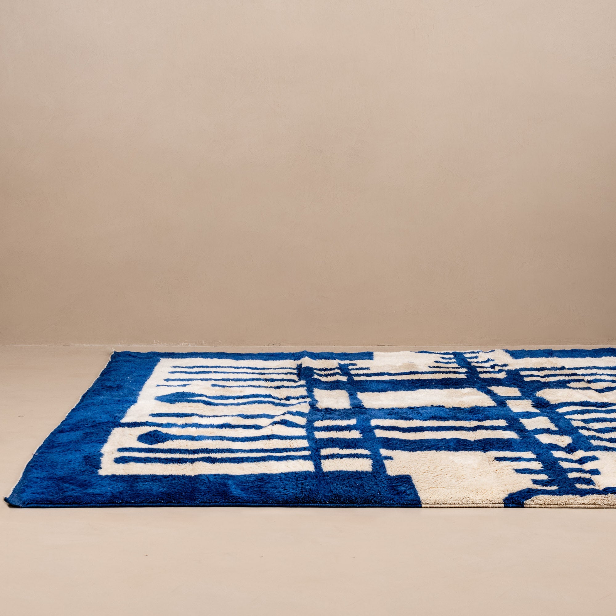 Ocean Tribe - Luxury Shag Moroccan Rug - Benisouk