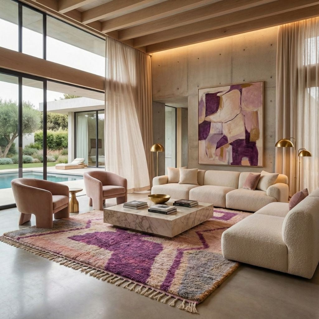 Orjowana - Shag Moroccan rug - Benisouk