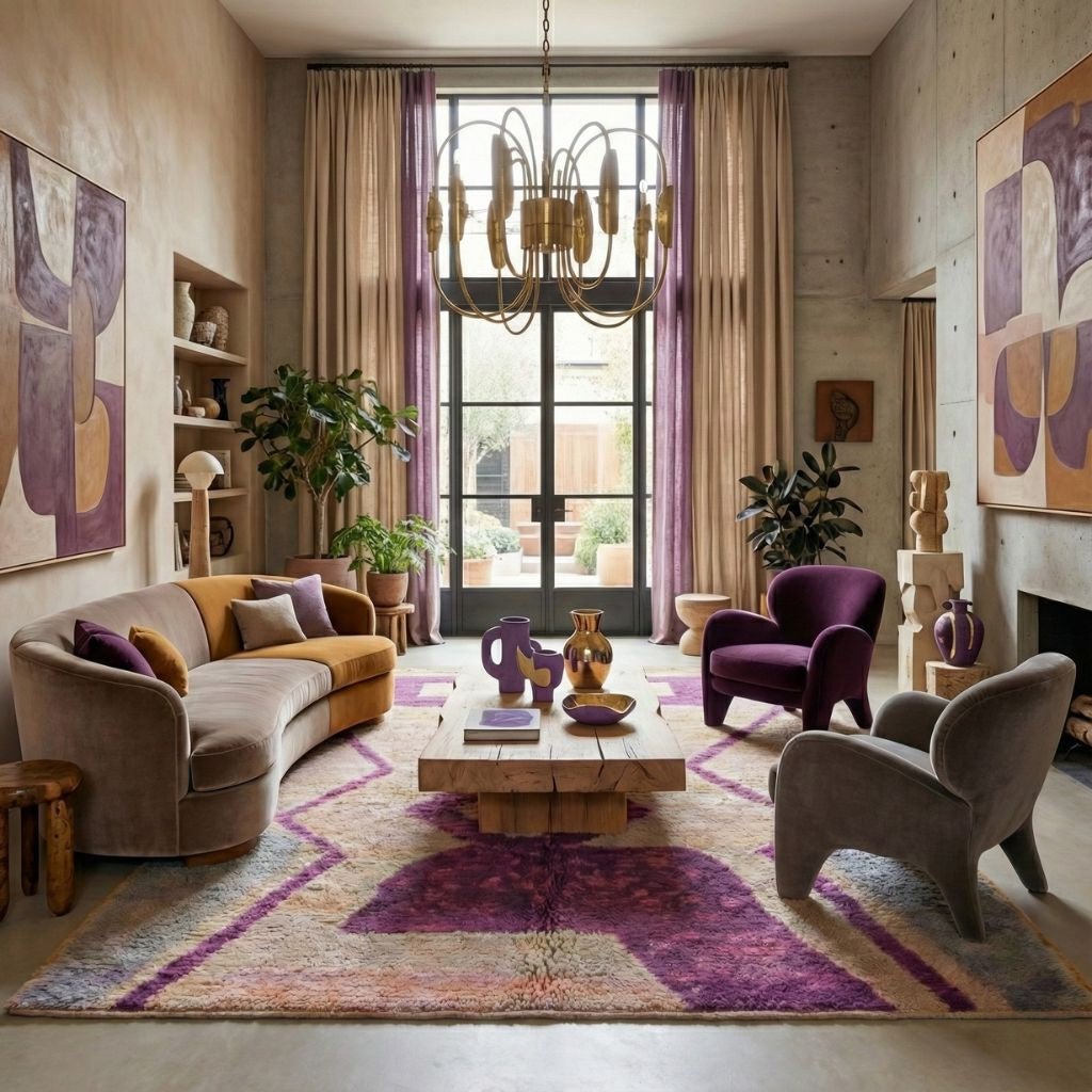 Orjowana - Shag Moroccan rug - Benisouk