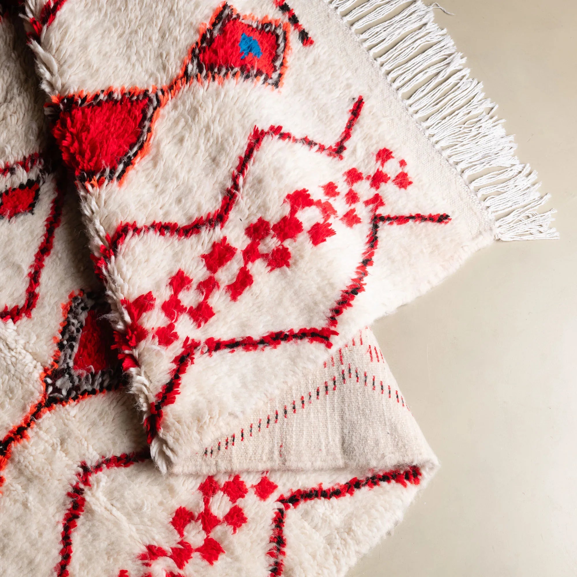 Ouafia - Shag Moroccan rug - Benisouk