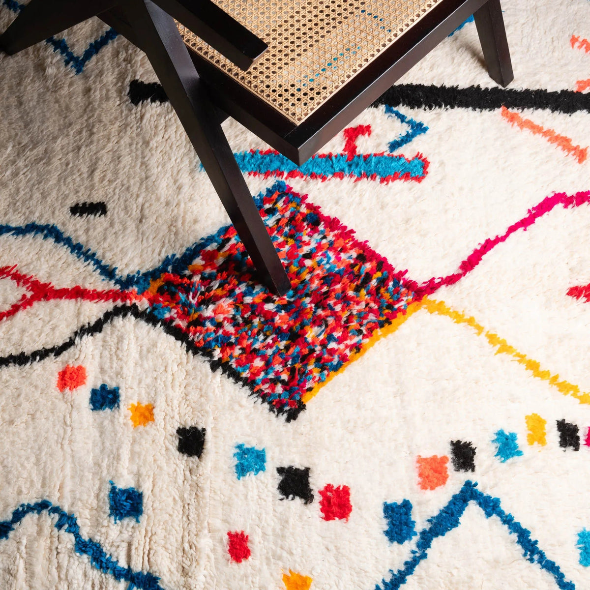 Oualidia - Shag Moroccan rug - Benisouk