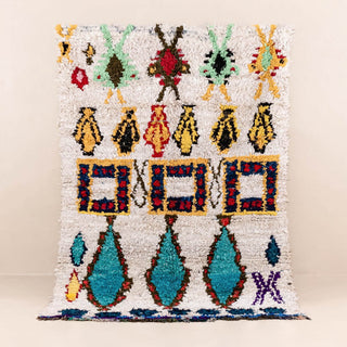 OuedLaou - vintage boucherouite rug