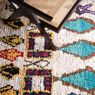 OuedLaou - vintage boucherouite rug - Benisouk