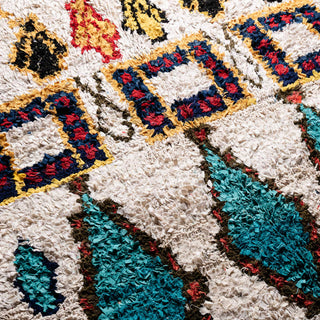 OuedLaou - vintage boucherouite rug - Benisouk