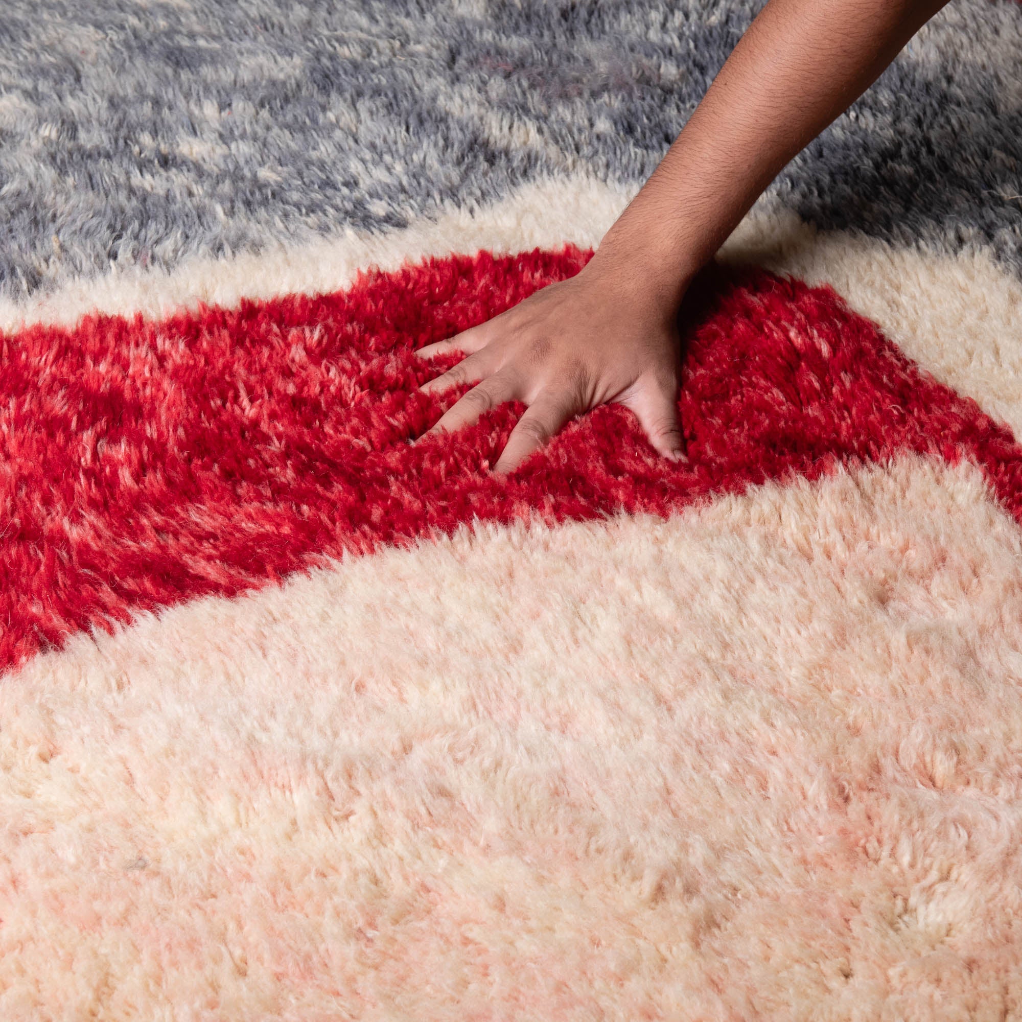 Oumniya - Shag Moroccan rug - Benisouk