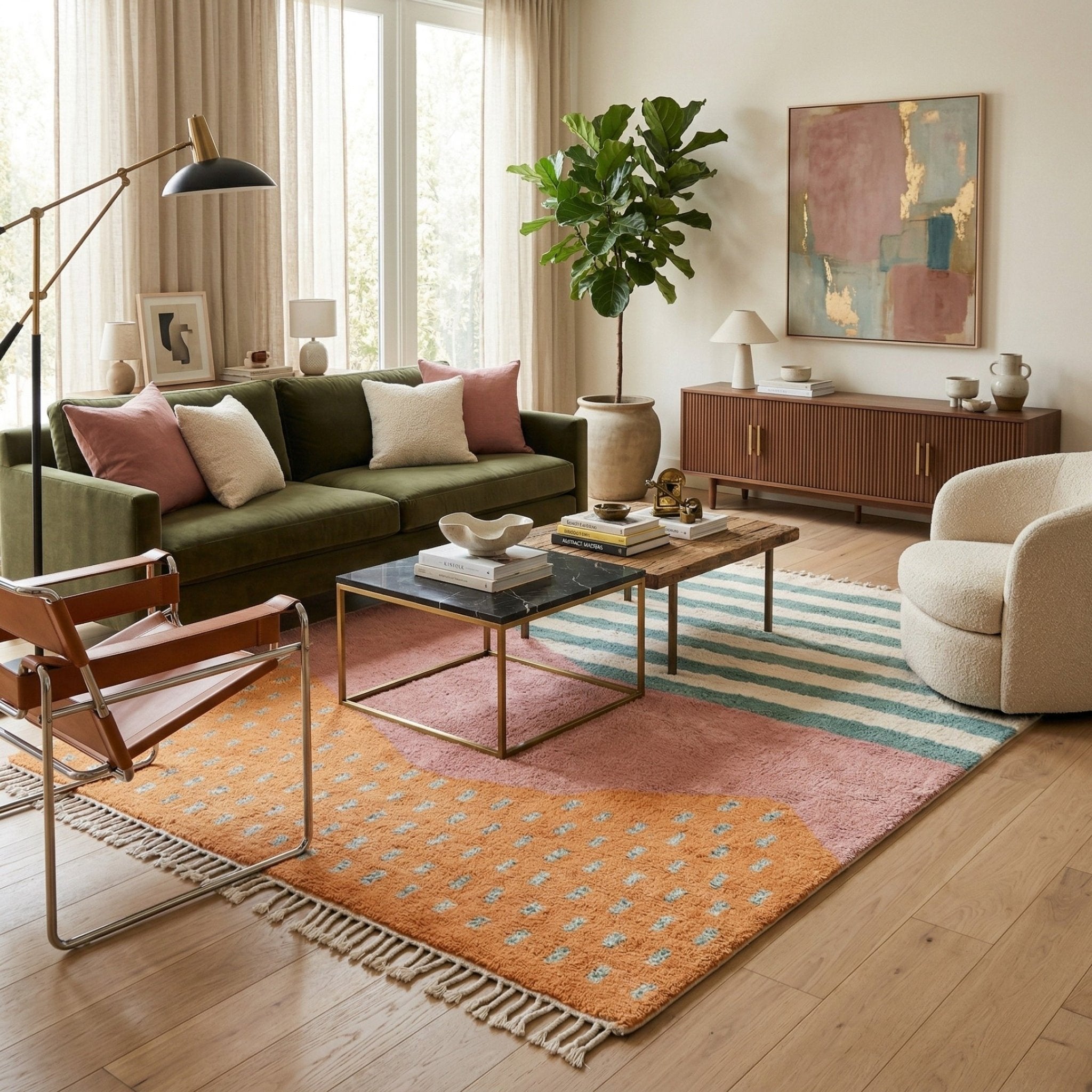 Ouraida - Shag Moroccan rug - Benisouk