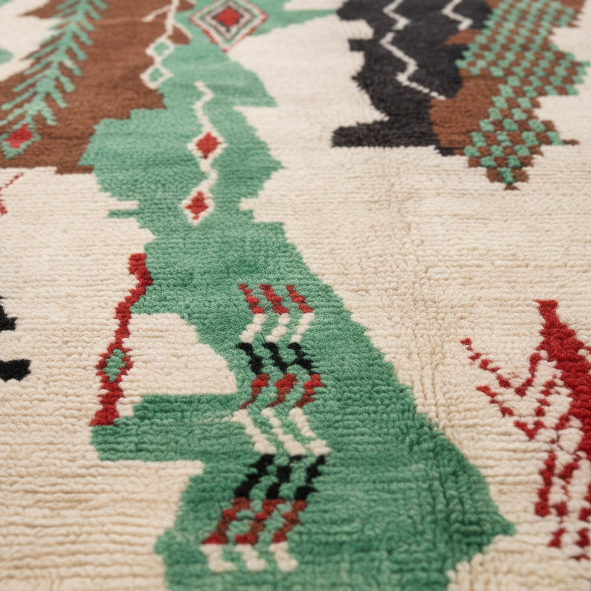 Ourika - Shag Moroccan rug - Benisouk