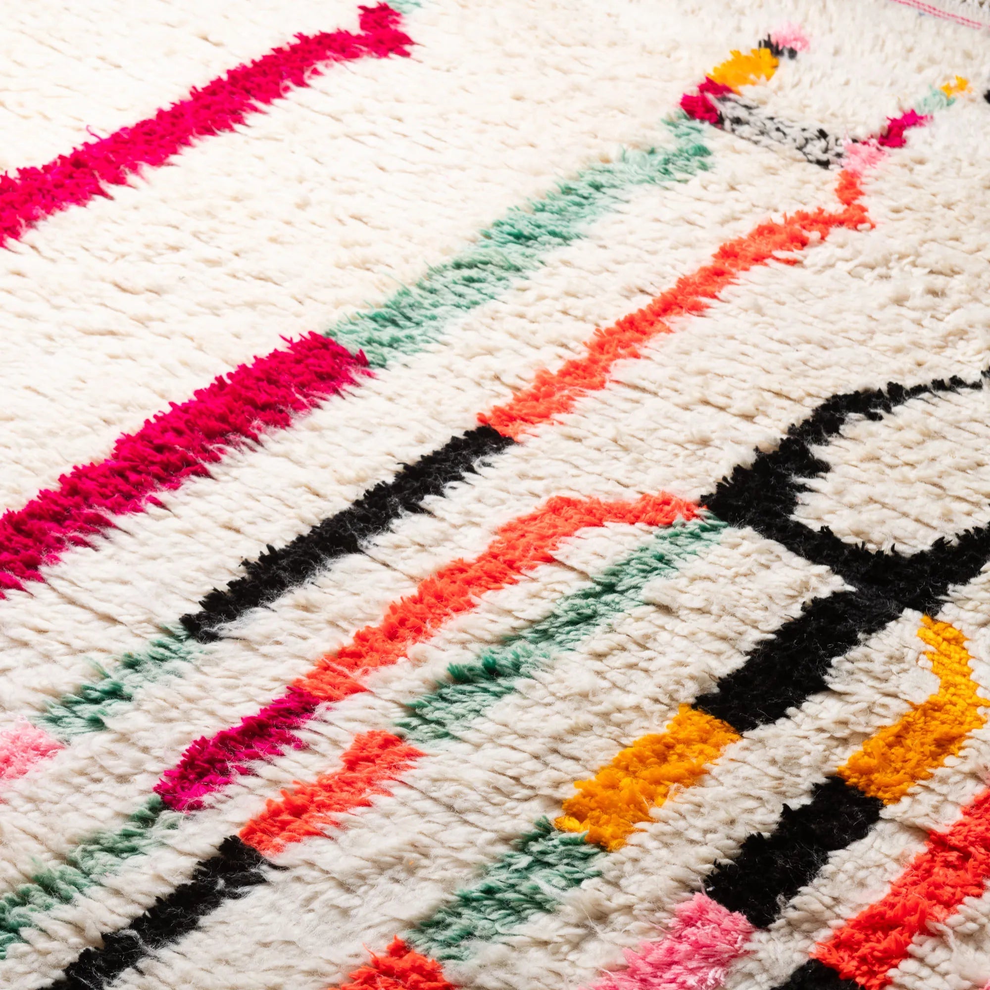 Ouzoud - Shag Moroccan rug - Benisouk