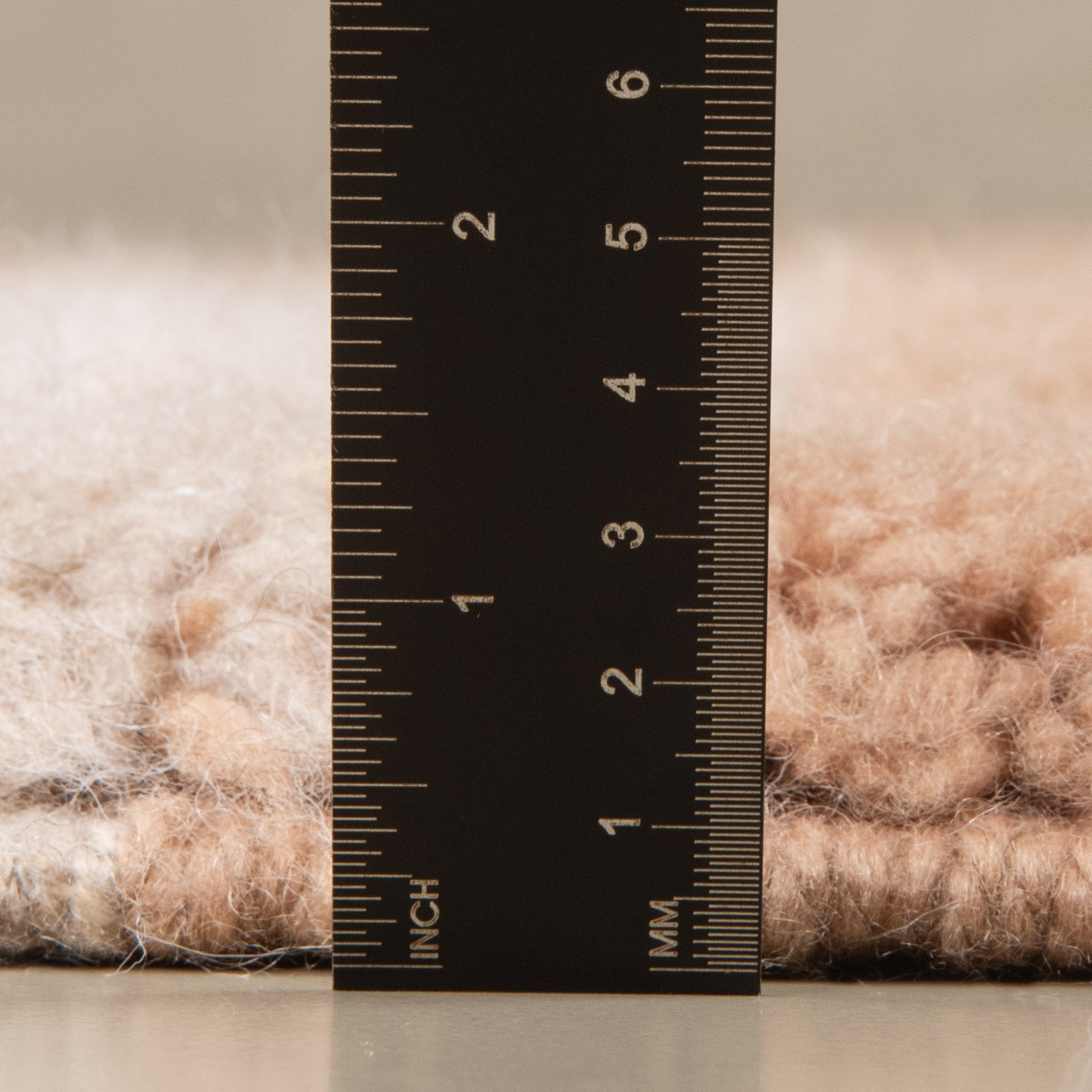 Peach Fossil - Luxury Shag Moroccan Rug - Benisouk