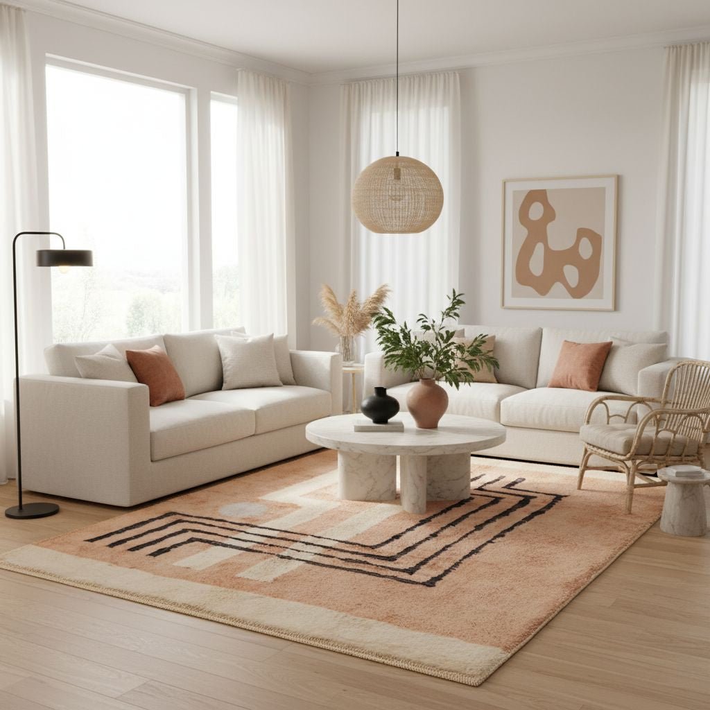Petra - Luxury Shag Moroccan Rug - Benisouk