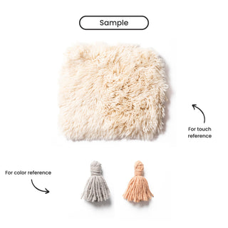 Petra Round - Luxury Shag Moroccan Rug - Benisouk