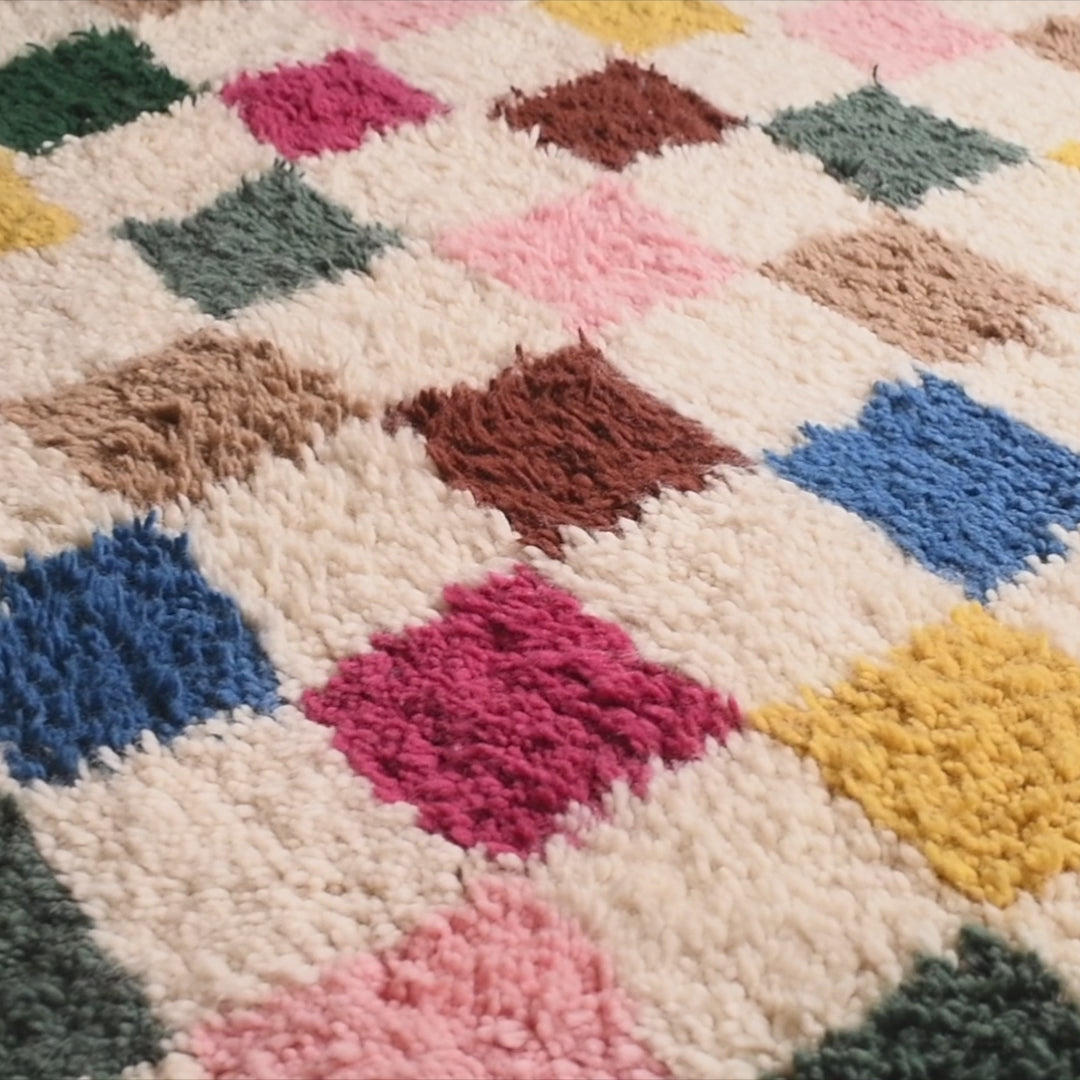 Rawda - Beni ourain rug