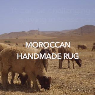 Noujoum - Shag Moroccan runner rug