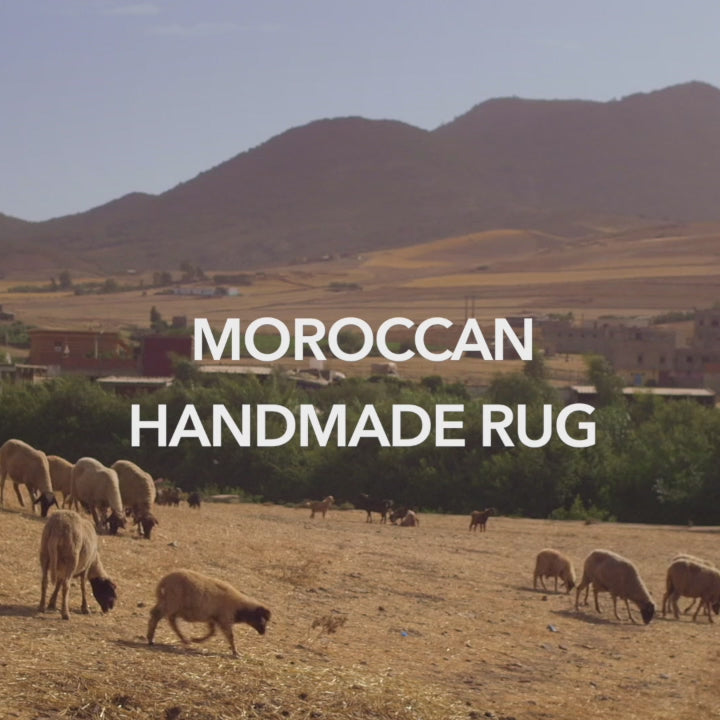Dama - Shag Moroccan runner rug