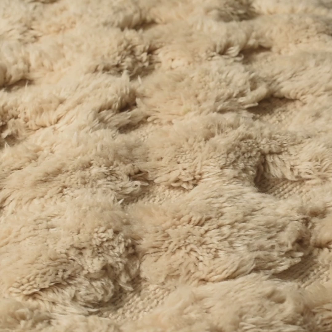 Coral Bloom Comfort - Premium shag Moroccan rug