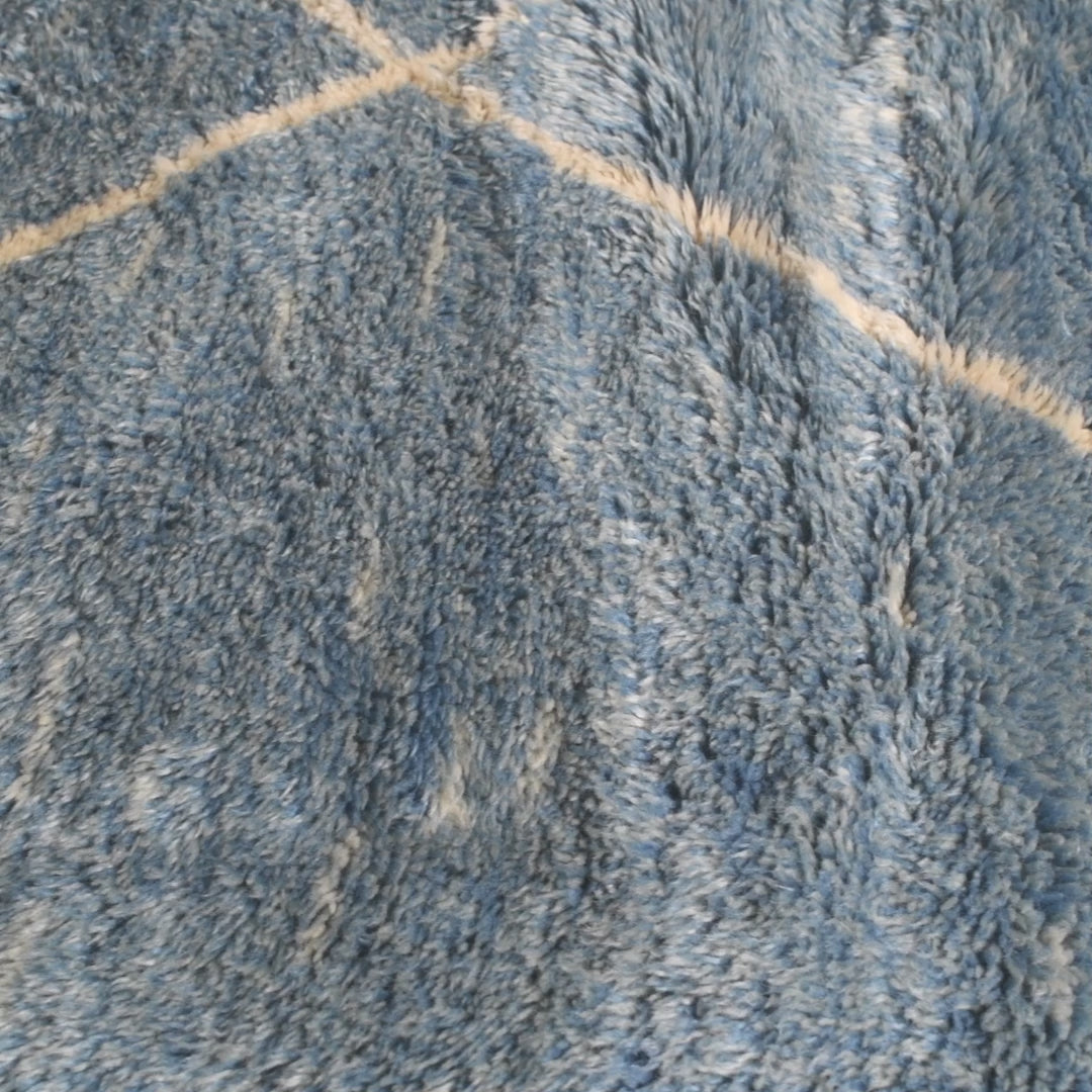 Calm sea - Premium shag Moroccan rug