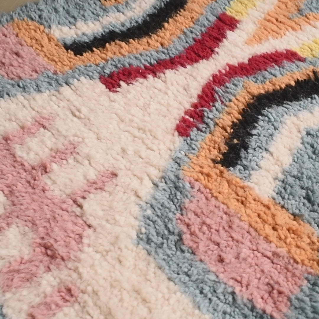 Maha - Shag Moroccan runner rug