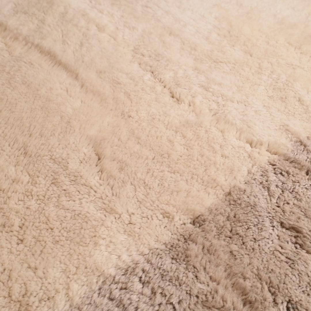 Serenity Border - Luxury Shag Moroccan Rug