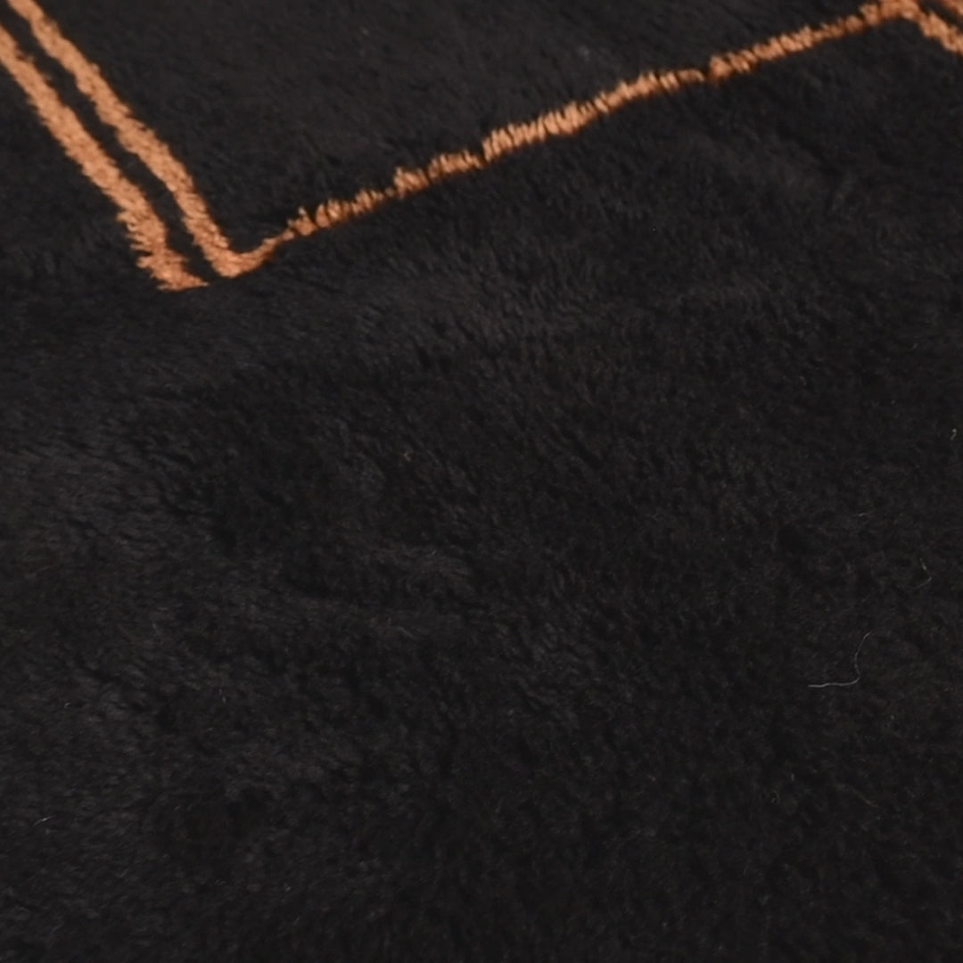 Black Sands Mirage - Luxury Shag Moroccan Rug