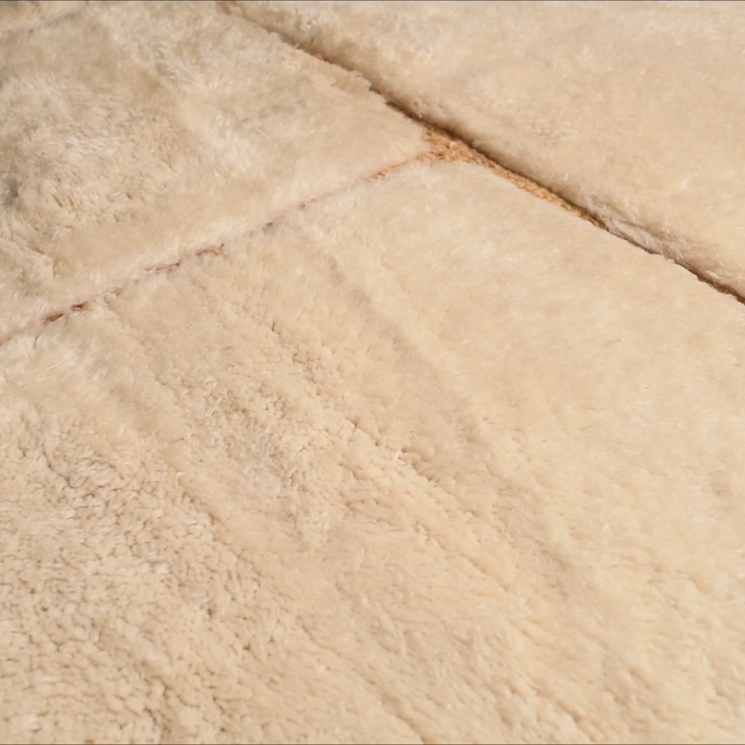 Sandstone Gride - Luxury Shag Moroccan Rug