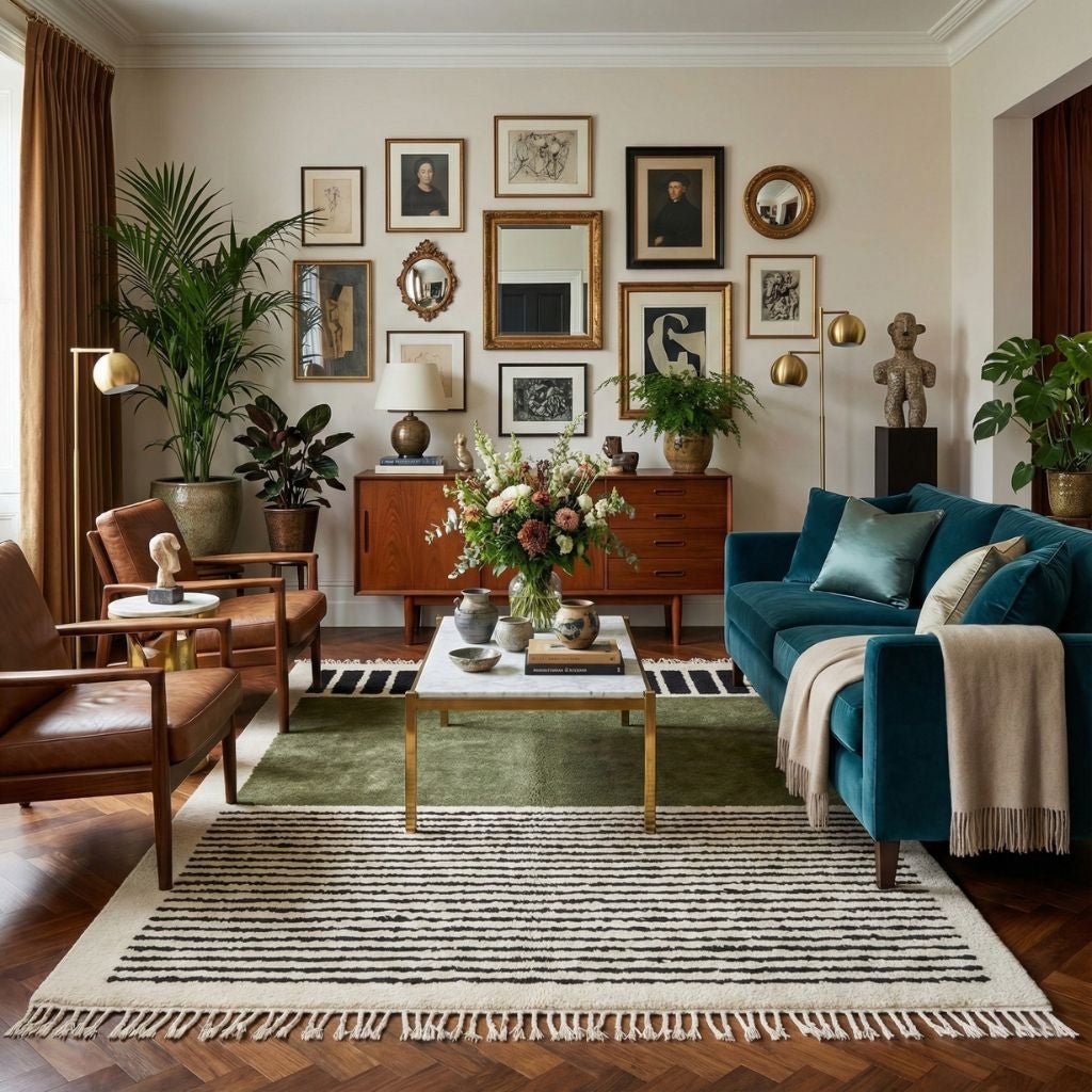 Rabab - Shag Moroccan rug - Benisouk