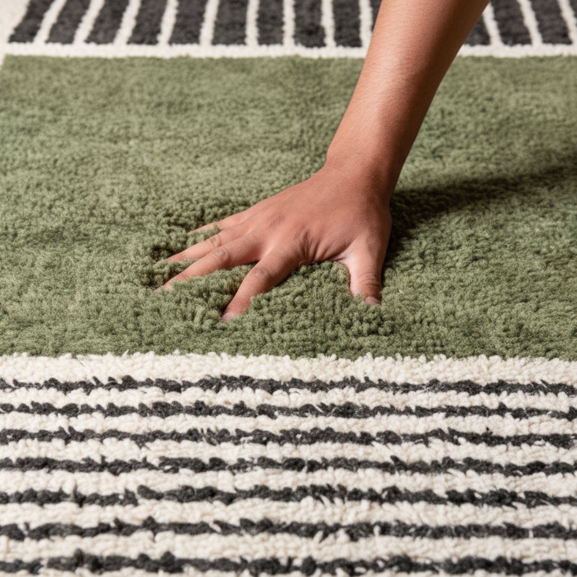 Rabab - Shag Moroccan rug - Benisouk