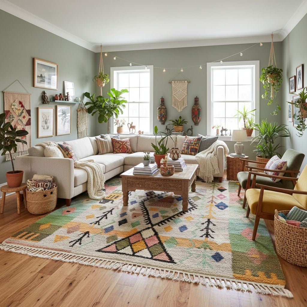 Racha - Shag Moroccan rug - Benisouk