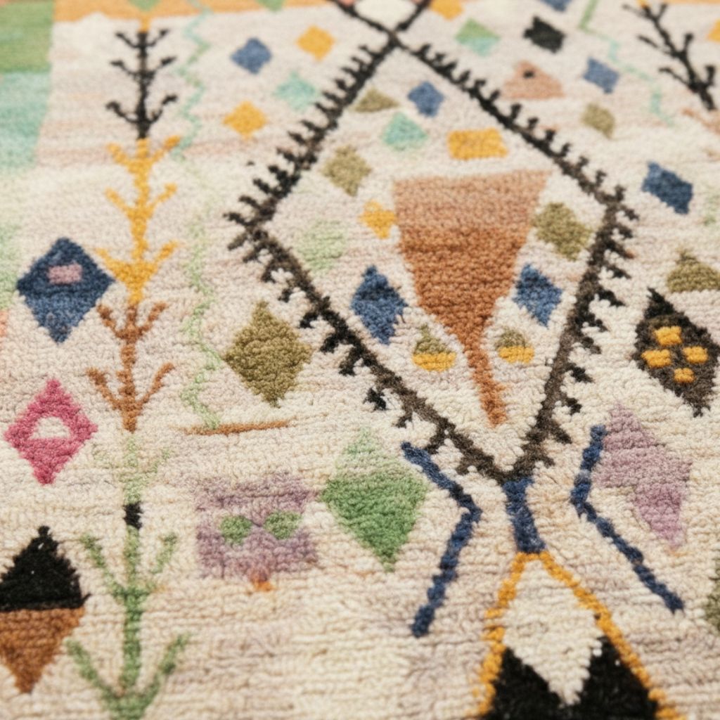 Racha - Shag Moroccan rug - Benisouk