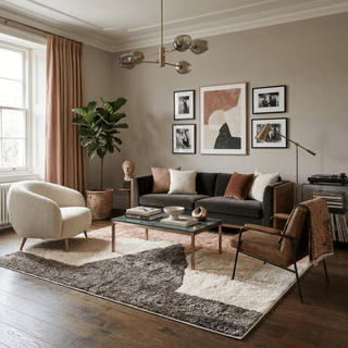 Radiant Reverie - Luxury Shag Moroccan Rug - Benisouk